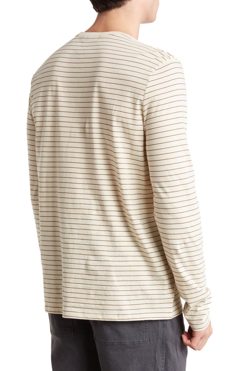 ATM Anthony Thomas Melillo Stripe Jersey Long Sleeve Crewneck T-Shirt, Alternate, color, 