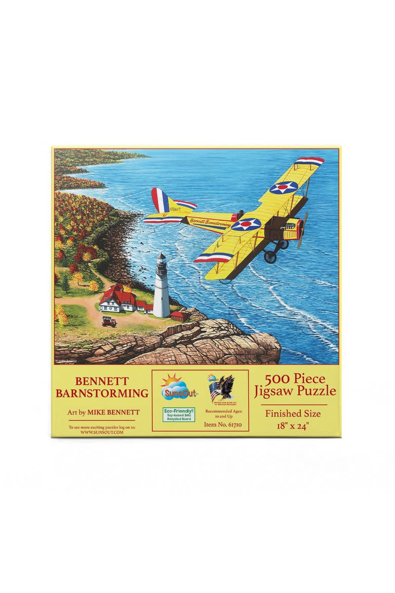 Bennett's Barnstorming 500 piece Jigsaw Puzzle for Adults, Alternate, color, Multicolor