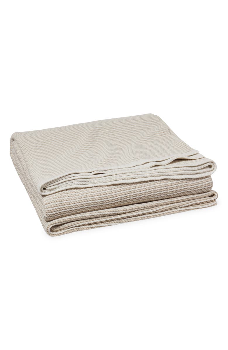Casper Stripe Organic Cotton Throw Blanket, Alternate, color, 