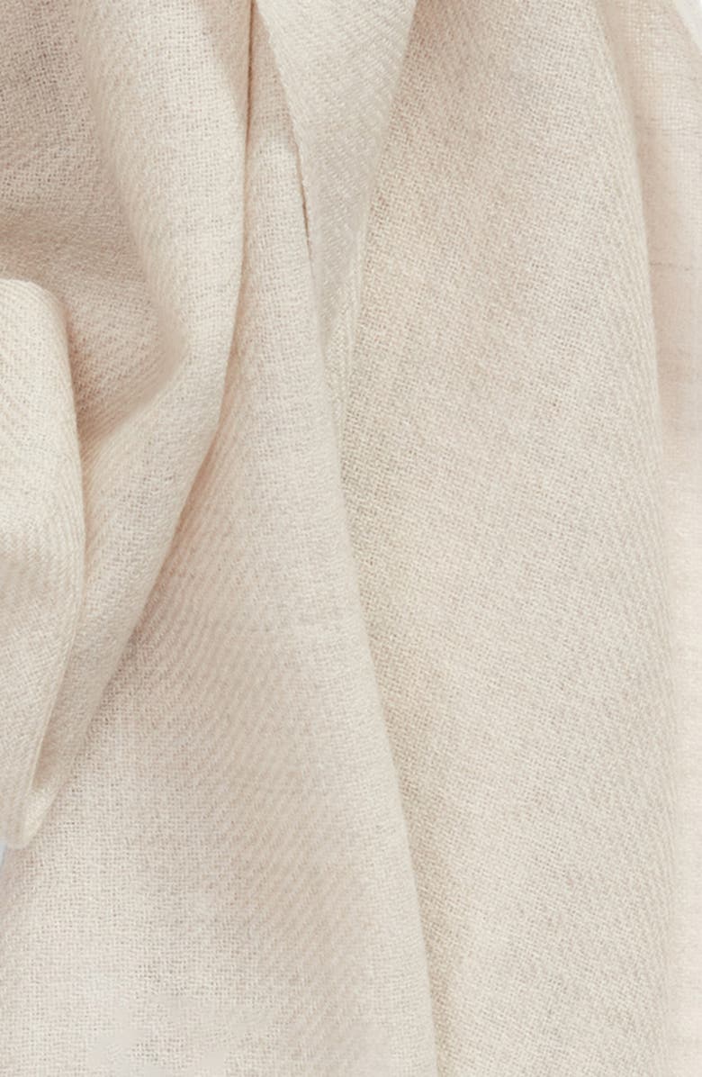 Nordstrom Tissue Weight Wool & Cashmere Scarf, Alternate, color, Beige Oat Medium Heather