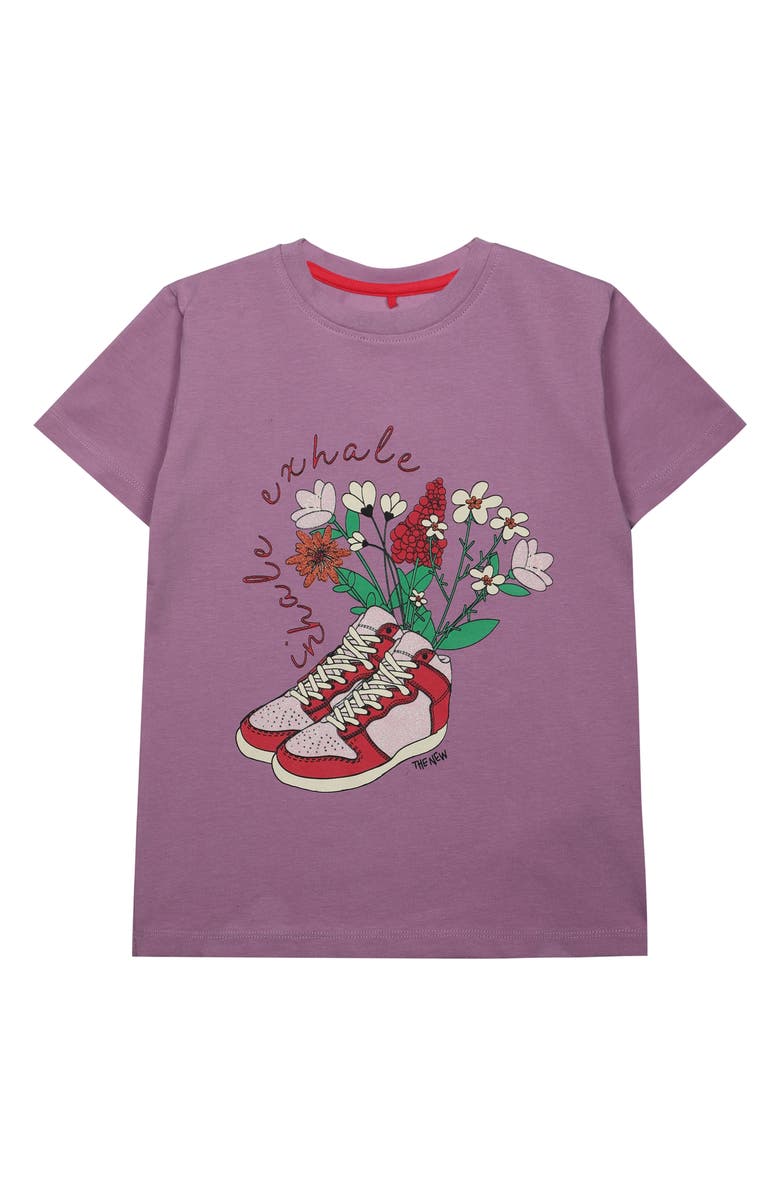 THE NEW Kids' Jessica Organic Cotton Graphic T-Shirt, Main, color, 