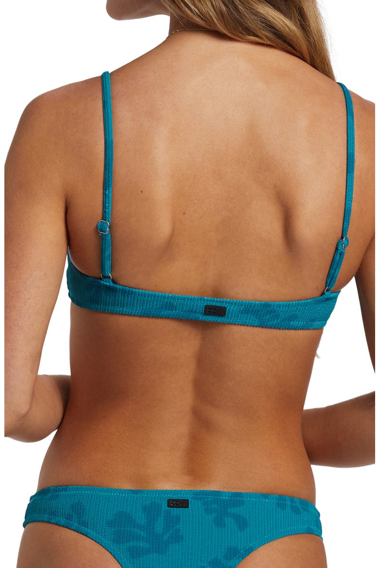 x Coral Gardeners Trilet Bikini Top, Alternate, color, DEEP SEA GREEN