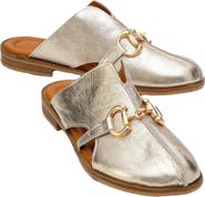 Forever & Always Shoes Favor Leather Mules