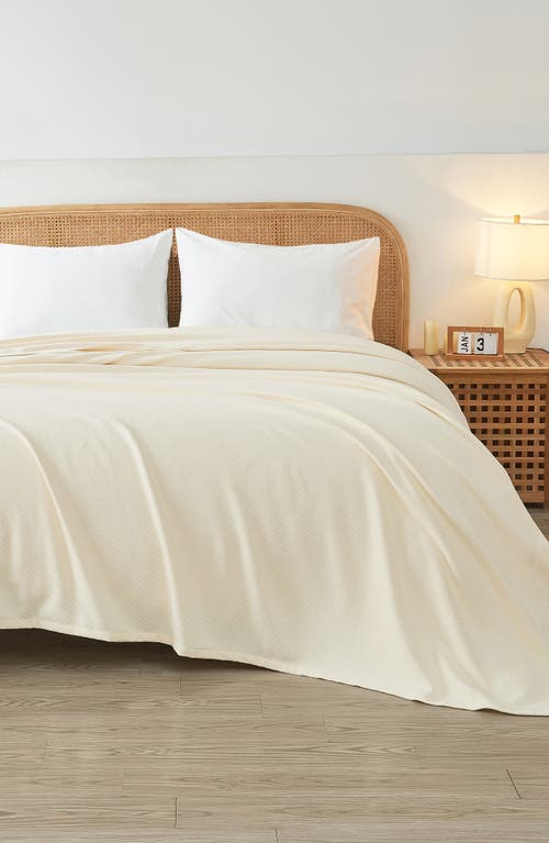 Melange Home Egyptian Cotton Blanket In Neutral