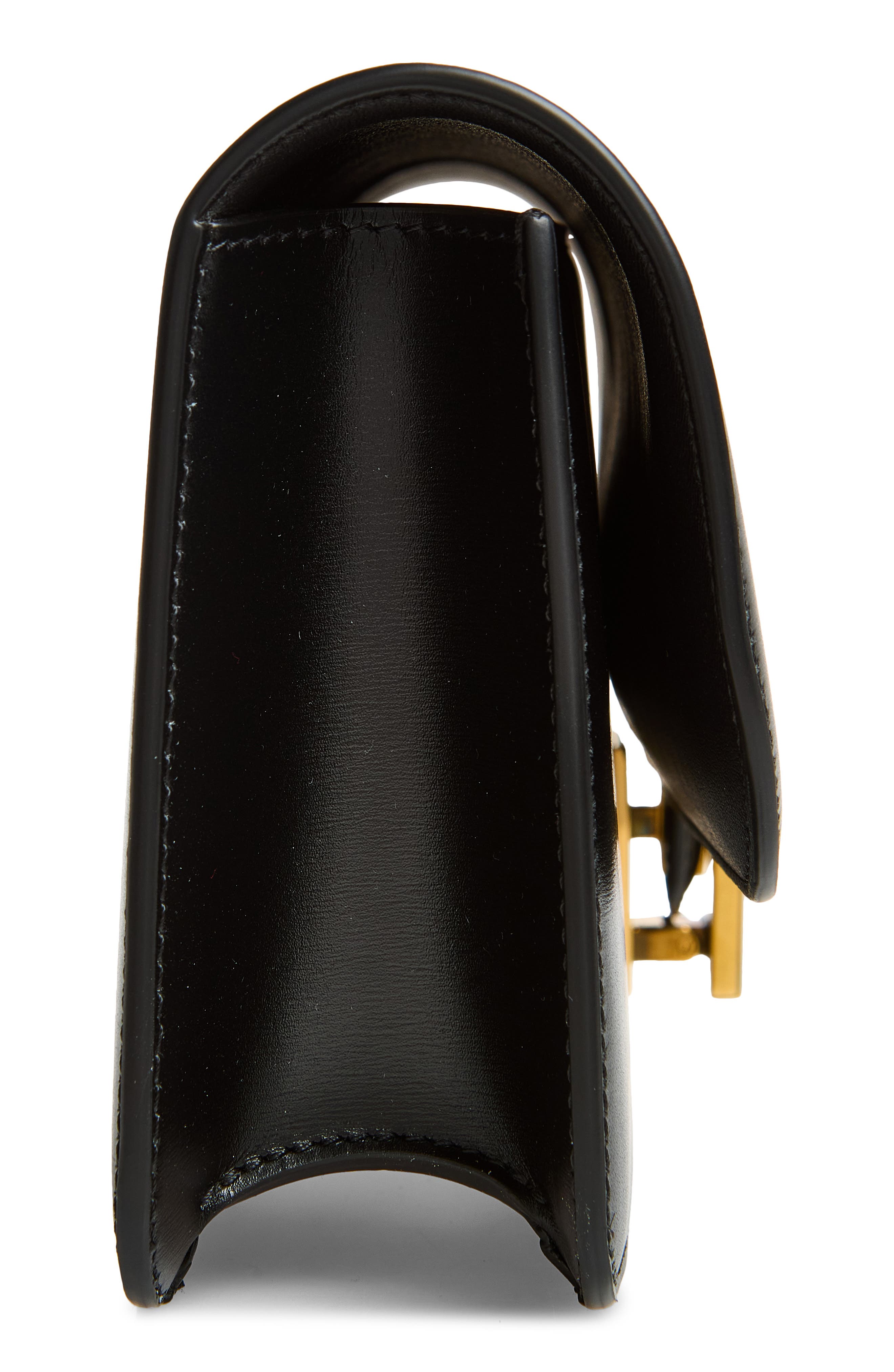 Khaite Blake Leather East/West Clutch, Alternate, color, Black