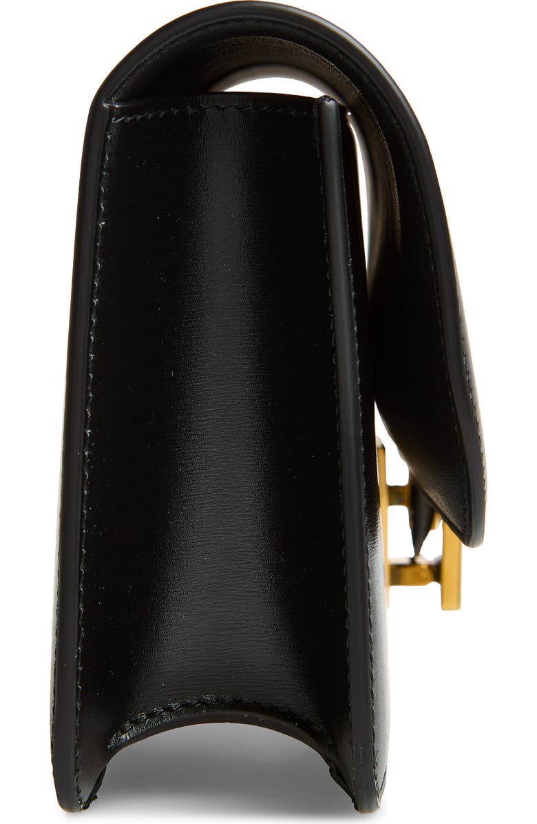Khaite Blake Leather East/West Clutch, Alternate, color, Black