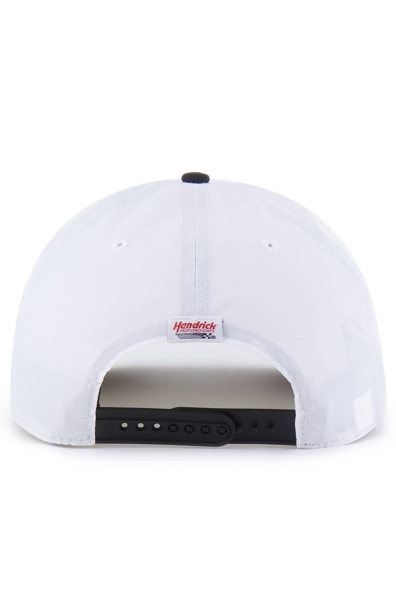 '47 Men's '47 White/Navy Jeff Gordon brrr° DuPont Rope Hitch Adjustable Hat, Alternate, color, White