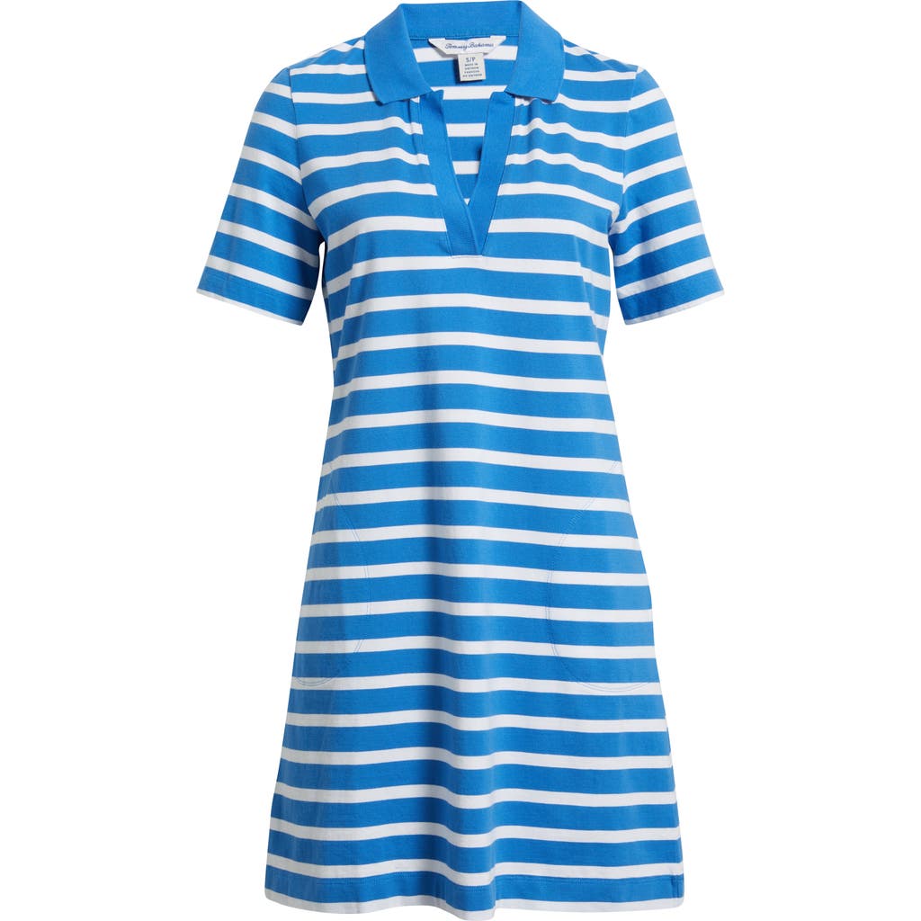 Tommy Bahama Coastal Cabana Short Sleeve Dress In Blue