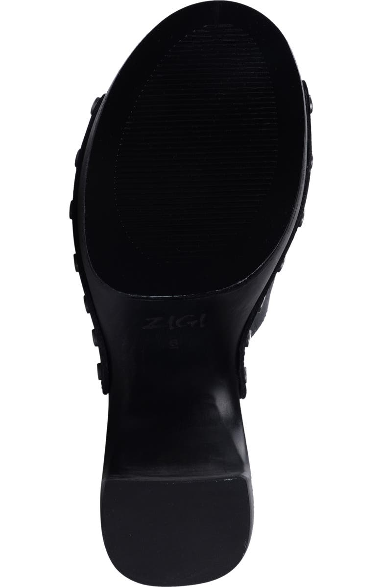 ZIGI Xyla Platform Sandal, Alternate, color, Black