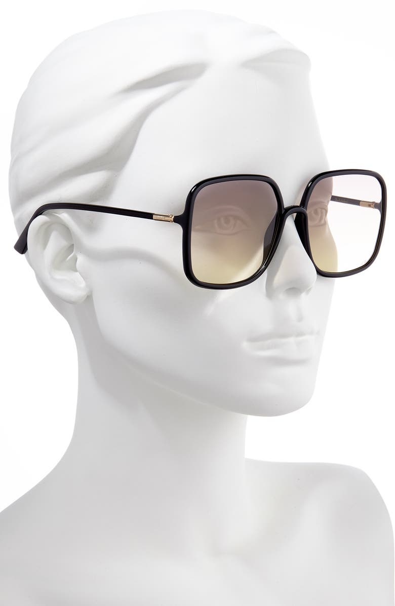 DIOR Stellair 59mm Square Sunglasses, Alternate, color, 