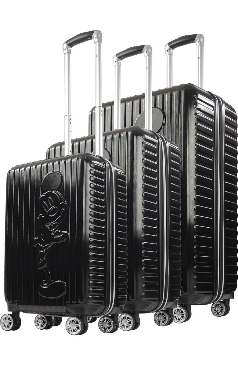 Ful Disney<sup>®</sup> Mickey Mouse Rolling Suitcase 3-Piece Set, Alternate, color,