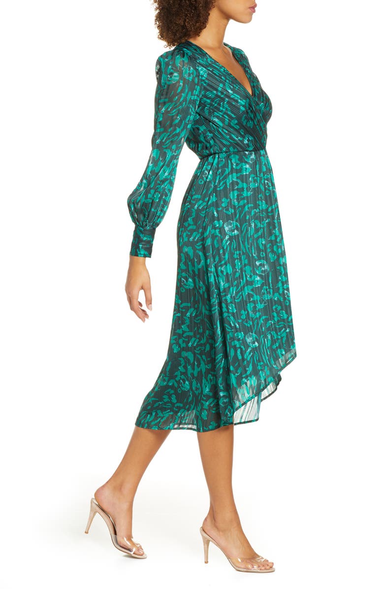 Ali & Jay No Regrets Long Sleeve Jacquard Dress, Alternate, color, 