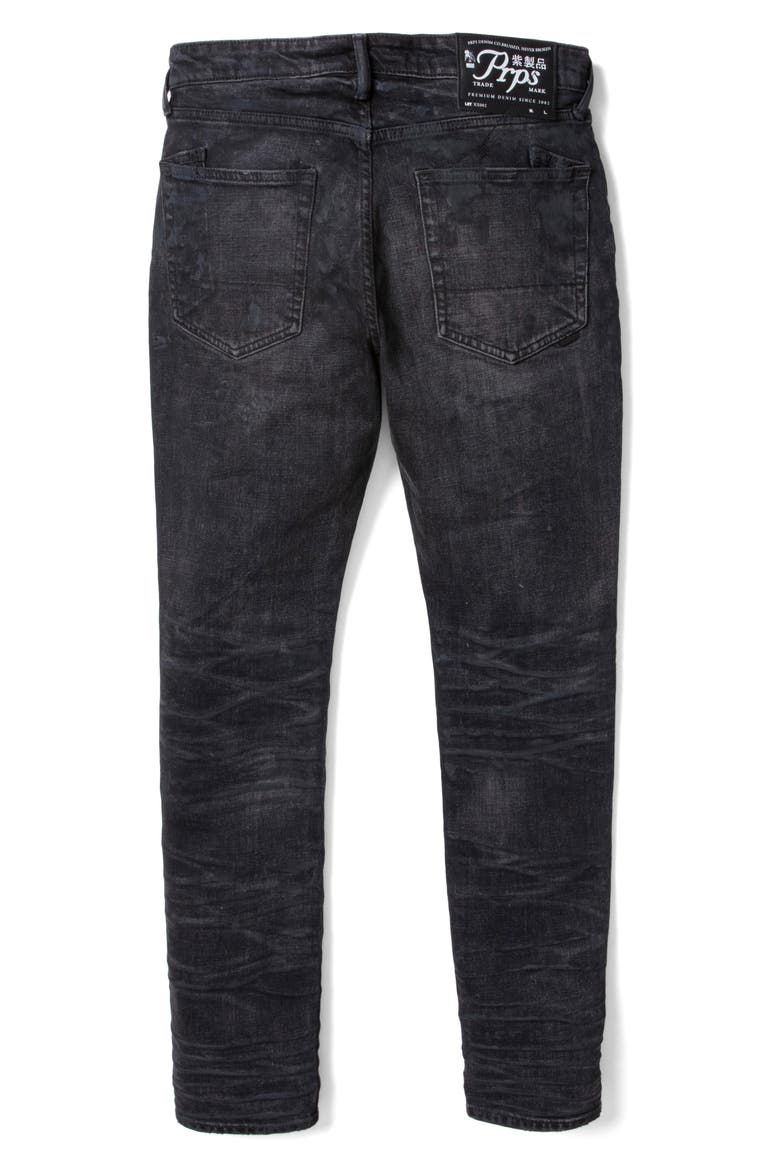 Annex Skinny Jeans, Alternate, color, BLACK GALAXY