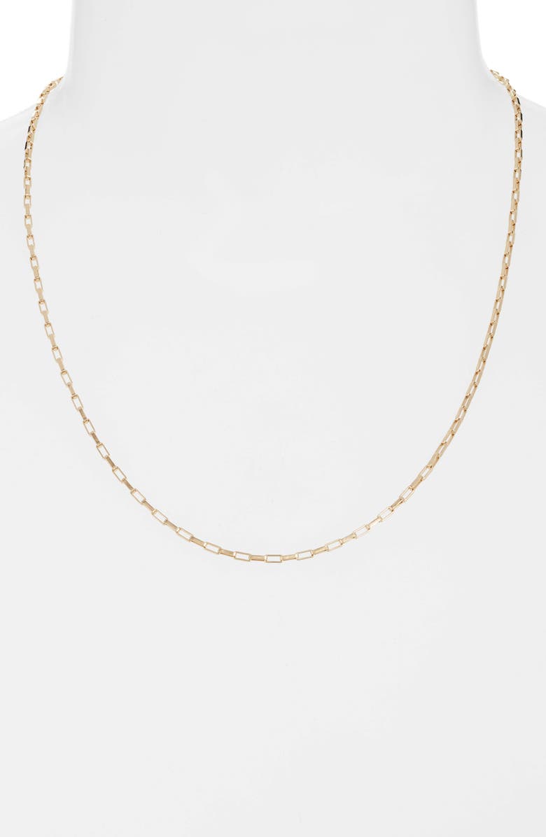 Loren Stewart Moderna Long Box Link Chain Necklace, Alternate, color, 