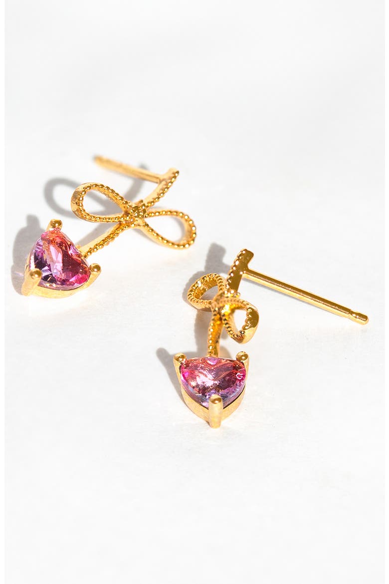 Heartstrings Drop Earrings, Alternate, color, GOLD