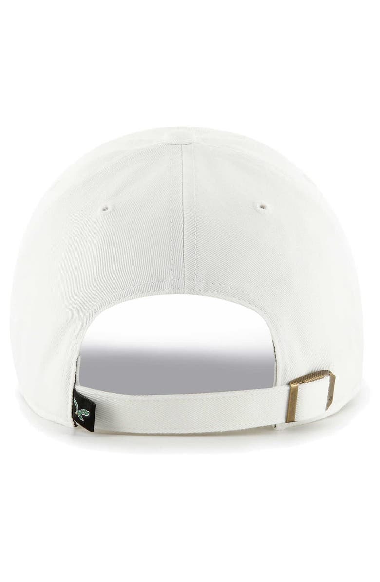 '47 Men's '47 White Philadelphia Eagles Gridiron Classics Clean Up Legacy Adjustable Hat, Alternate, color, White