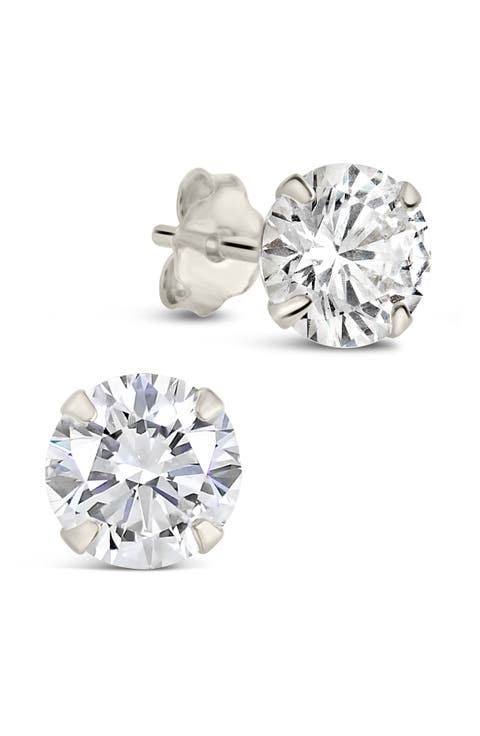 Cubic Zirconia Stud Earrings