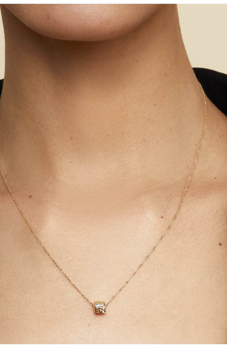 Oradina 14K Yellow Gold Cubism Pendant Necklace, Alternate, color, Yellow Gold