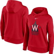 Nike Women's Nike Red Washington Nationals Alternate Logo Performance Pullover Hoodie