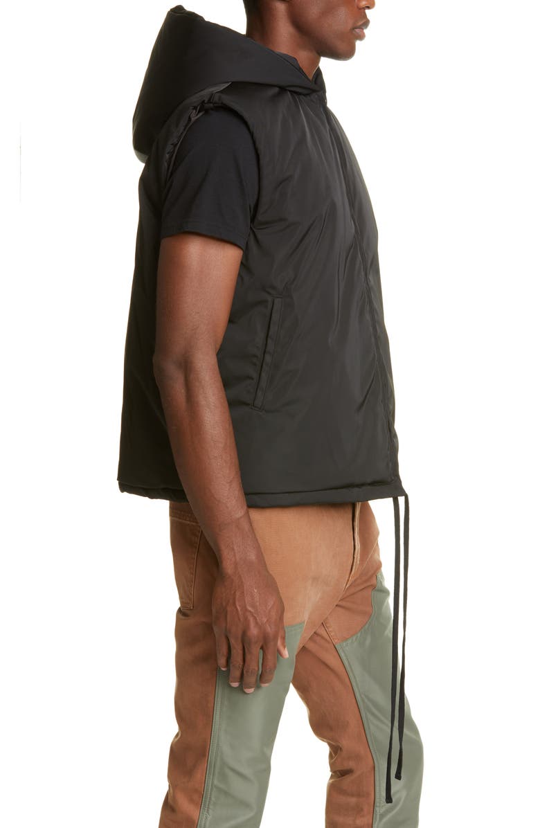 Fear of God Hooded Nylon Vest, Alternate, color,