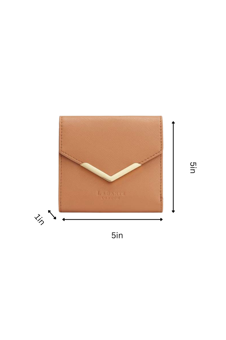 Diana Small Vegan Bifold Purse, Alternate, color, Brown