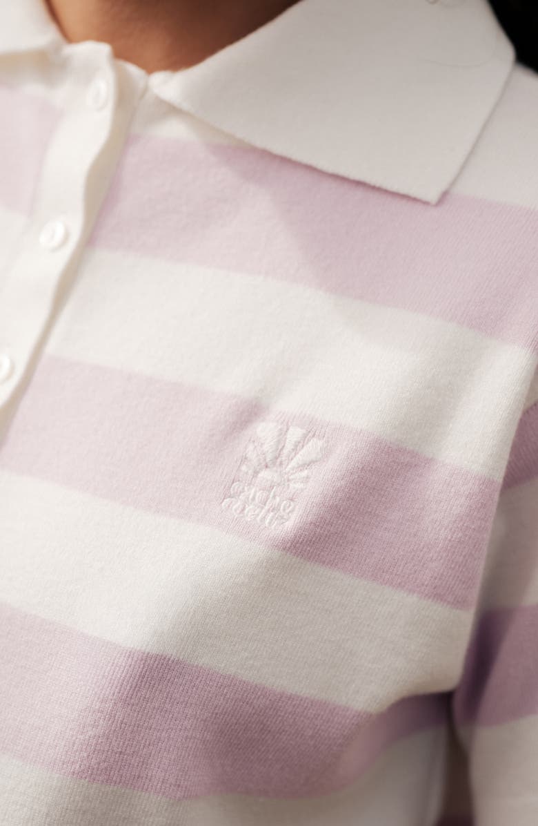 Cache Coeur Maternity and Nursing Polo Dress Hamptons, Alternate, color, Parma