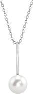 The Pearl Source 14K Gold Freshwater Pearl Emmanuelle Pendant