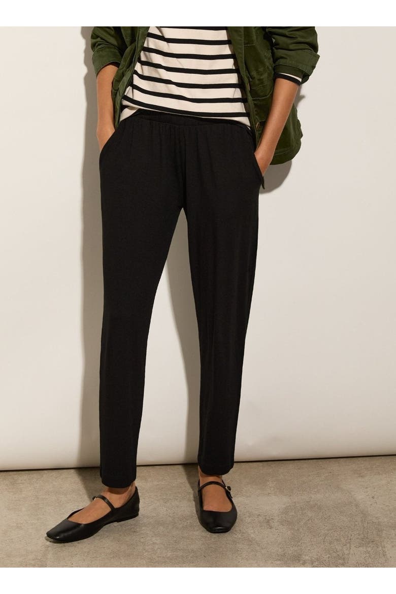 Neath Tapered Trousers, Alternate, color, Caviar Black