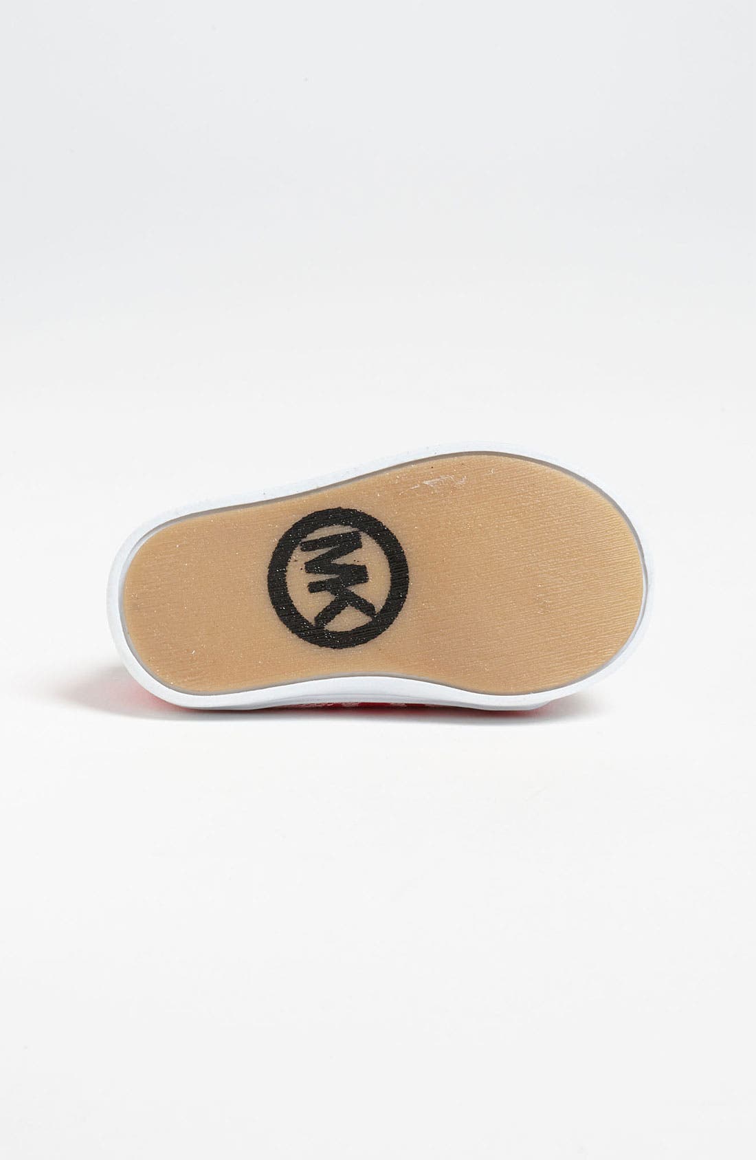 'Baby Monogram' Crib Shoe, Alternate, color, FUCHSIA MULTI