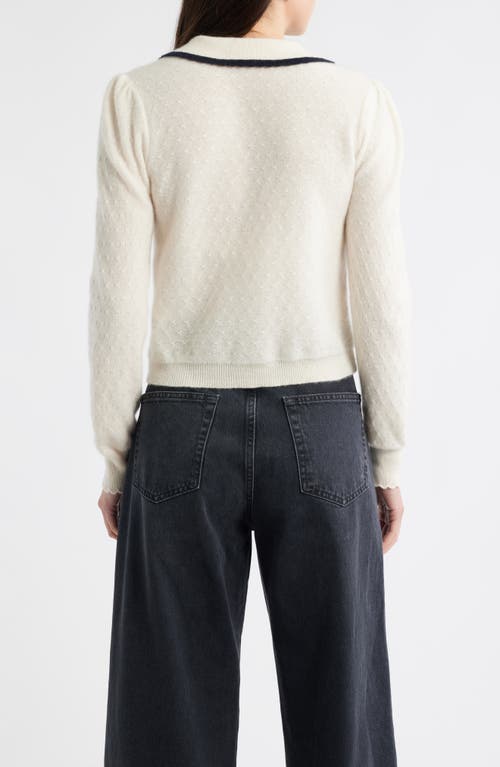 Frame Cashmere Sailor Cardigan In Multi