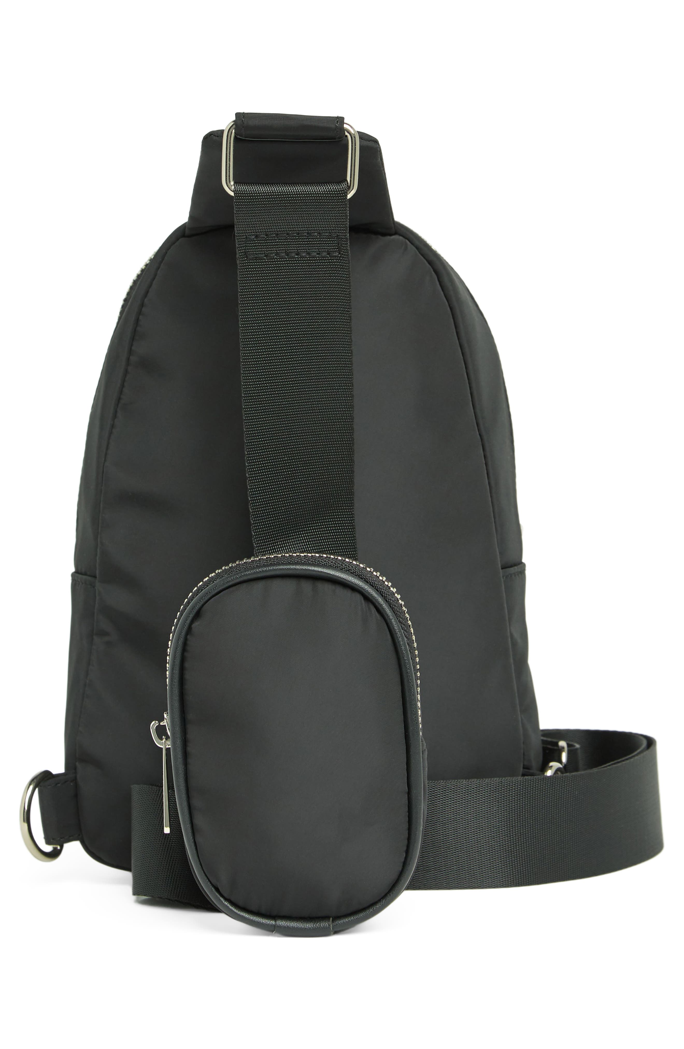 Madden Girl Recycled Polyester Sling Bag, Alternate, color, 