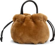 Clare V. Emma Shearling Top Handle Bag
