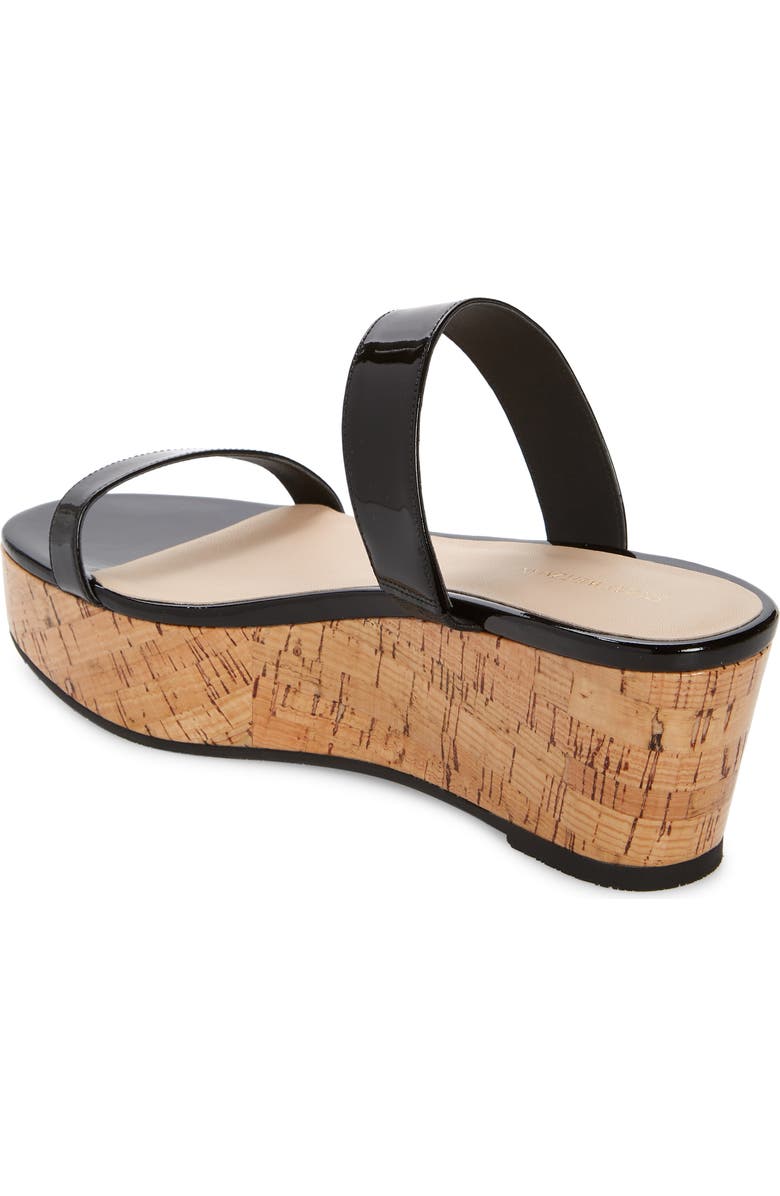 Stuart Weitzman Boardwalk Flat Wedge Slide Sandal, Alternate, color,