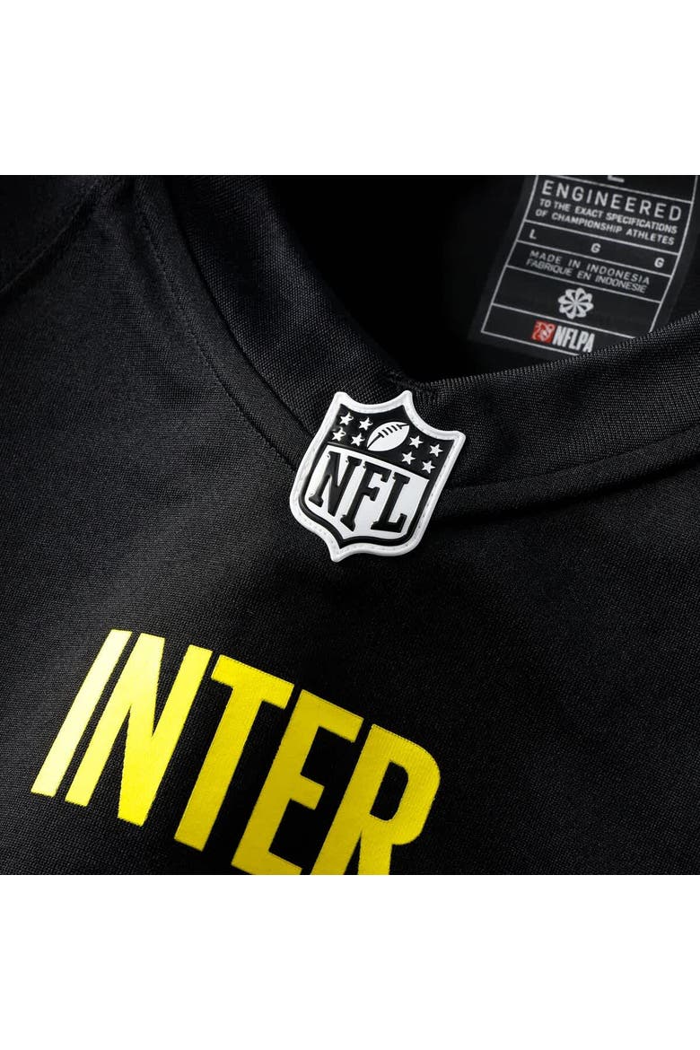 Men's Nike  Black Inter Milan 2025 Soccer x NFL Game Jersey, Alternate, color, Black