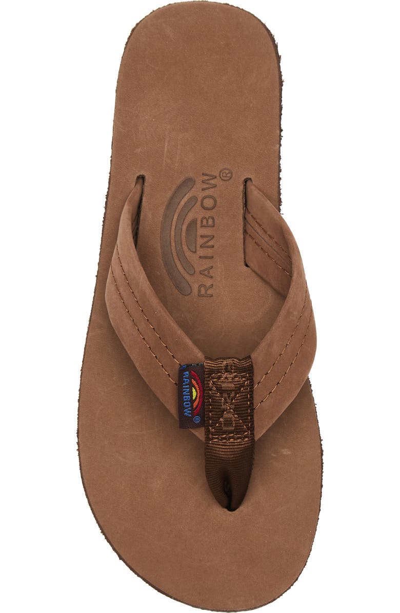 Rainbow<sup>®</sup> Rainbow Wide Strap Flip Flop, Alternate, color, Dark Brown