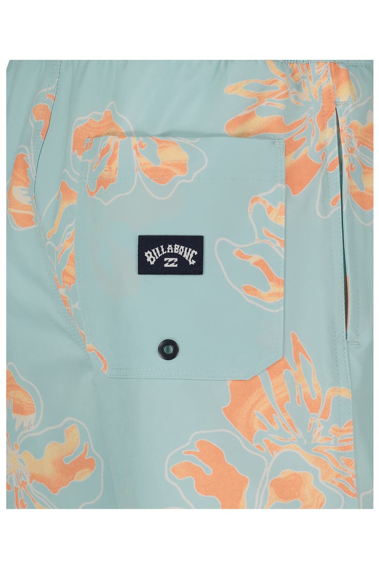 Kids' Sundays Layback Water Repellent Swim Trunks, Alternate, color, DUSTY BLUE
