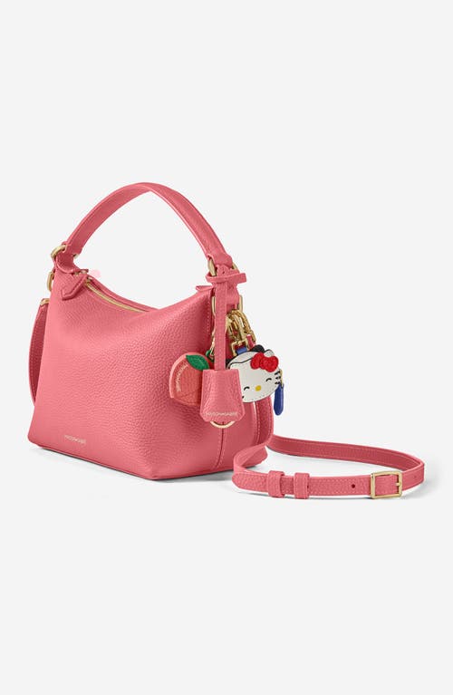 Maison De Sabre Maison De Sabré Small Leather Soft Hobo In Candy Pink