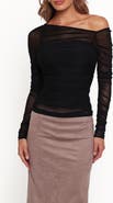 Petal & Pup Veayla Asymmetrical Mesh Top