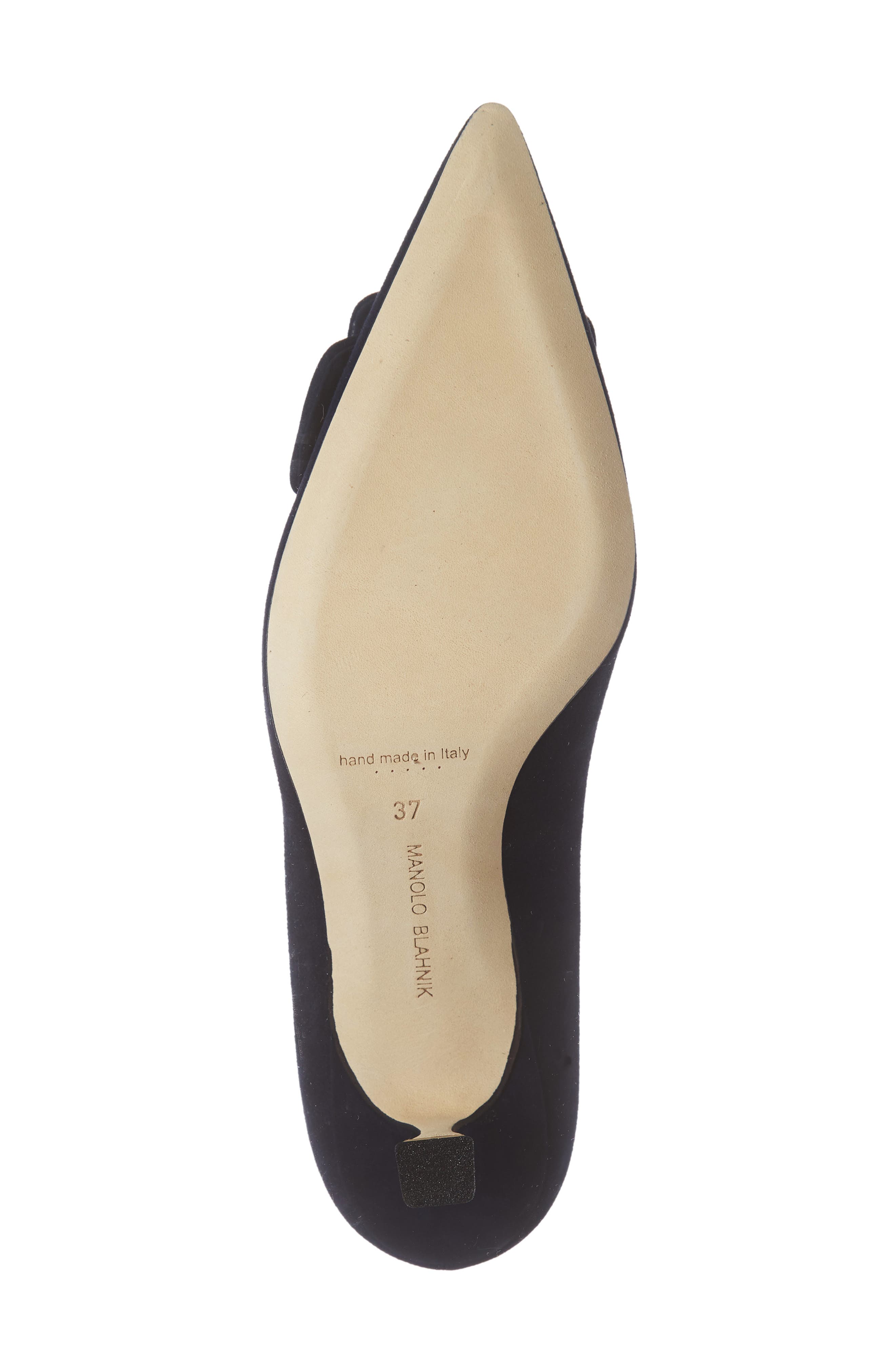 Manolo Blahnik Maysale Buckle Pointed Toe Pump, Alternate, color, 