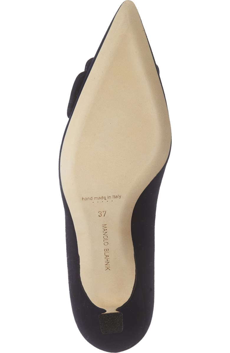 Manolo Blahnik Maysale Buckle Pointed Toe Pump, Alternate, color,