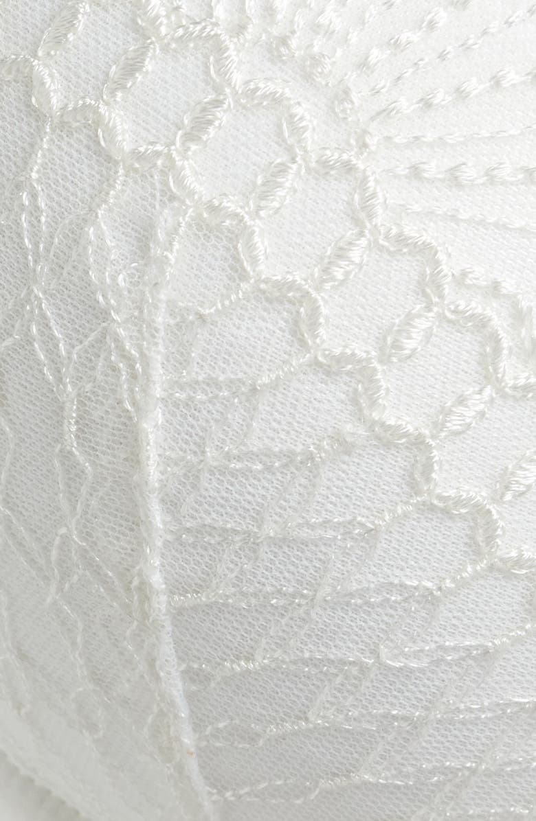 Etam Rosace No. 4 Underwire Plunge Push-Up Bra, Alternate, color, Ecru