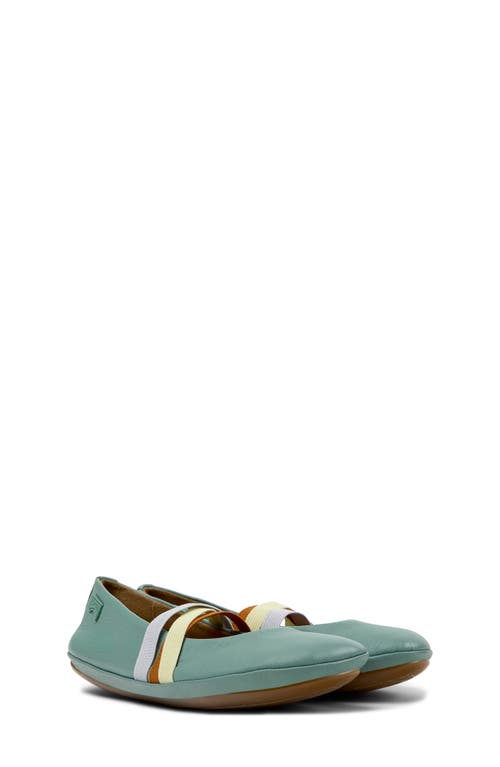 Shop Camper Twins Ballet Flat In Medium Green