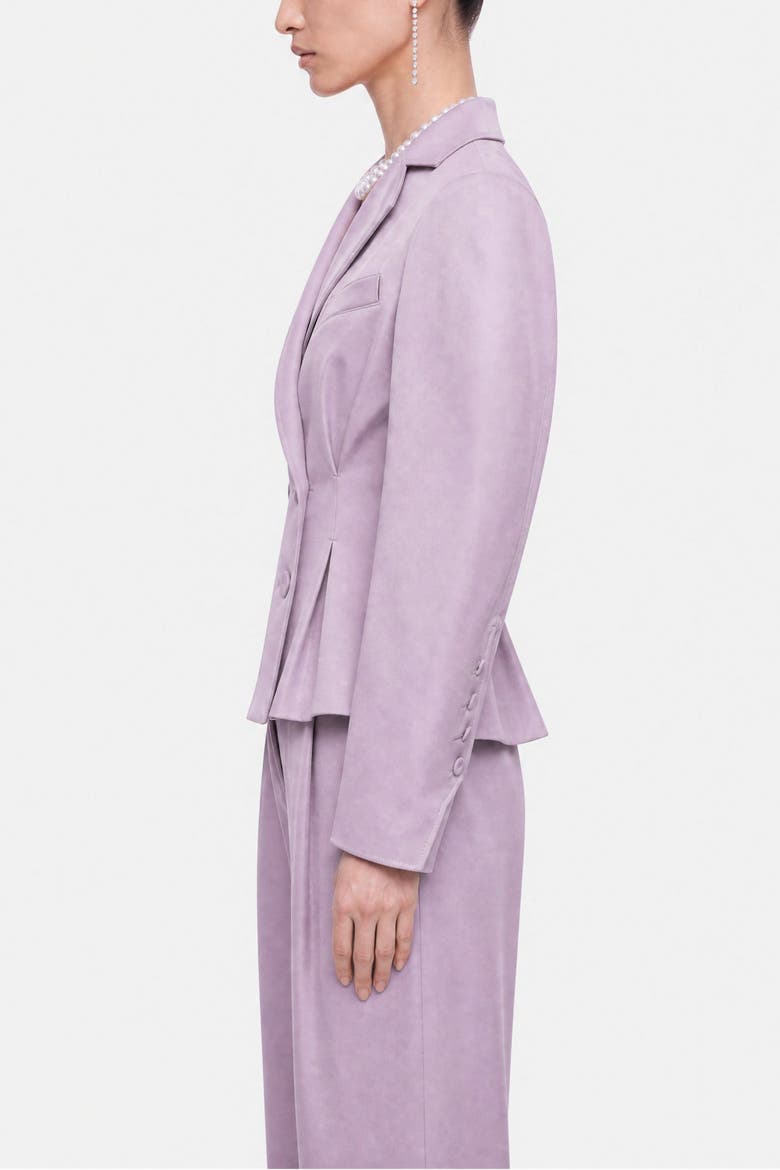 Double Breasted Jacket, Alternate, color, Purple