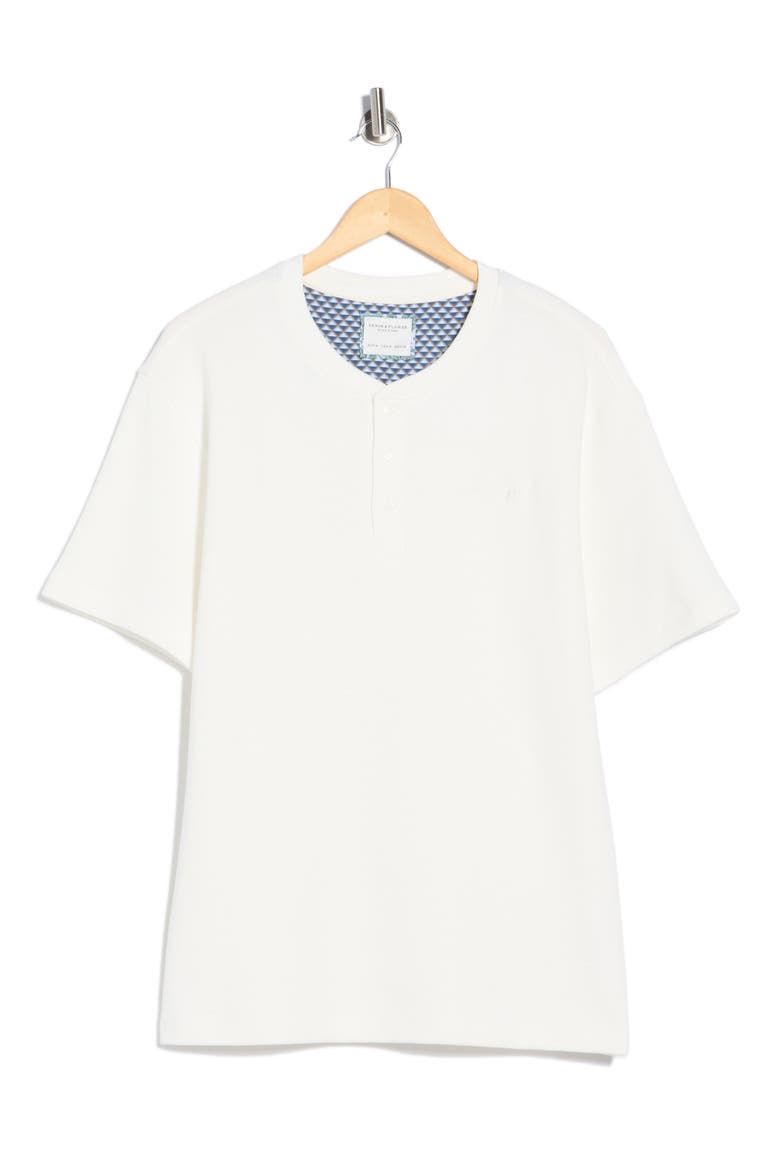 Tonal Embroidery Short Sleeve Henley, Alternate, color, OFF WHITE W/ TONAL EMBRODERY