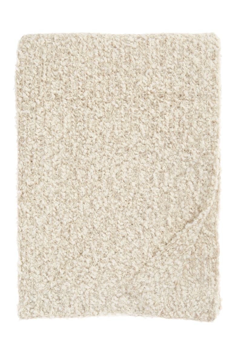 Lyla Knit Throw Blanket, Main, color, BEIGE OATMEAL