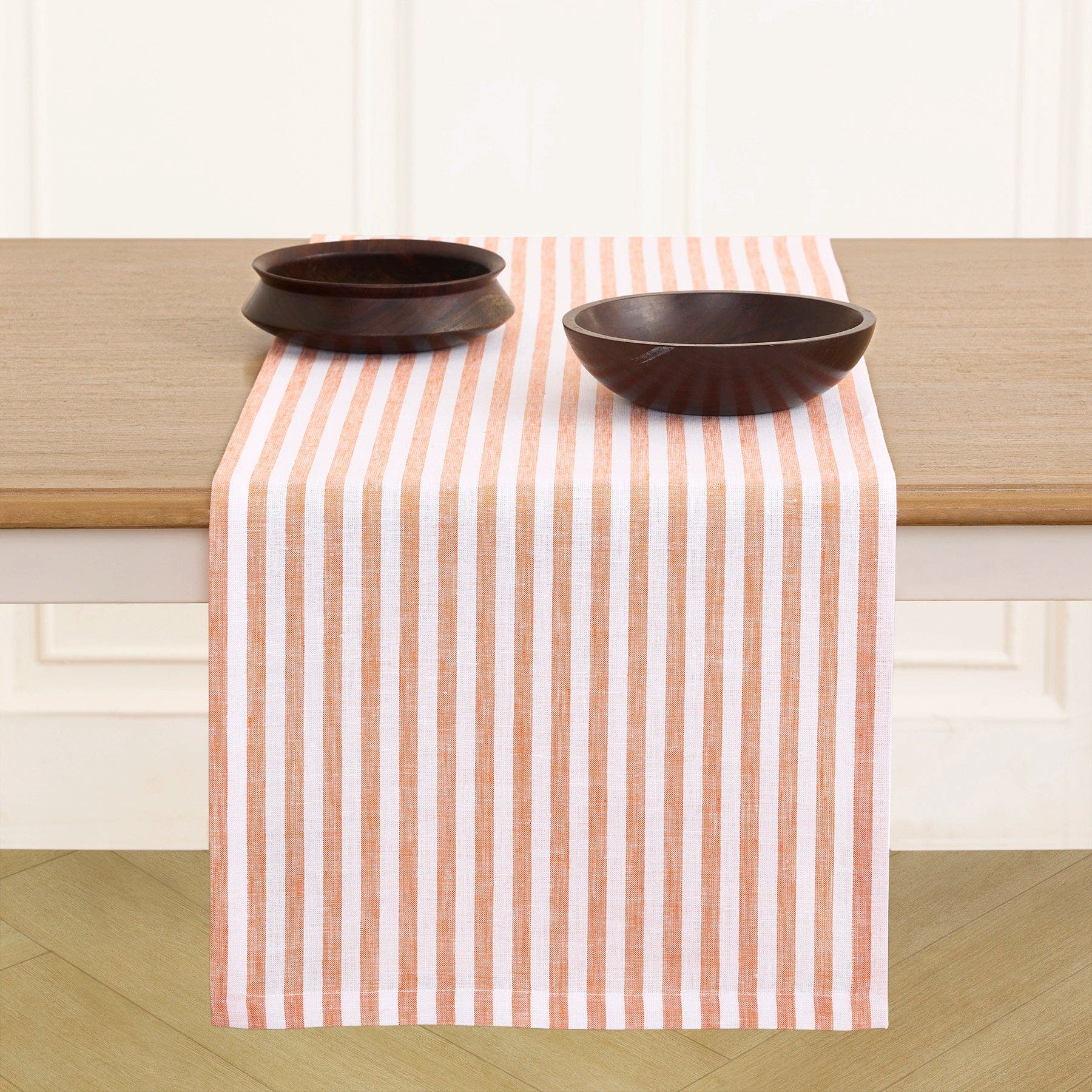 Orange and White