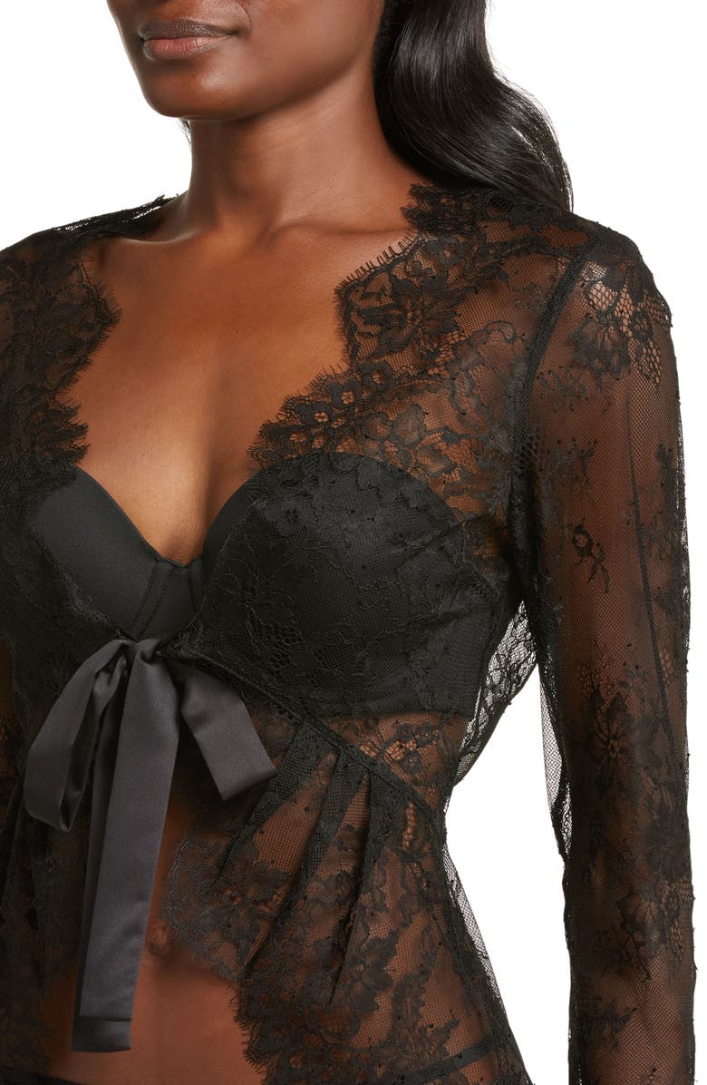 Rya Collection Serena Lace Cardigan, Alternate, color, 