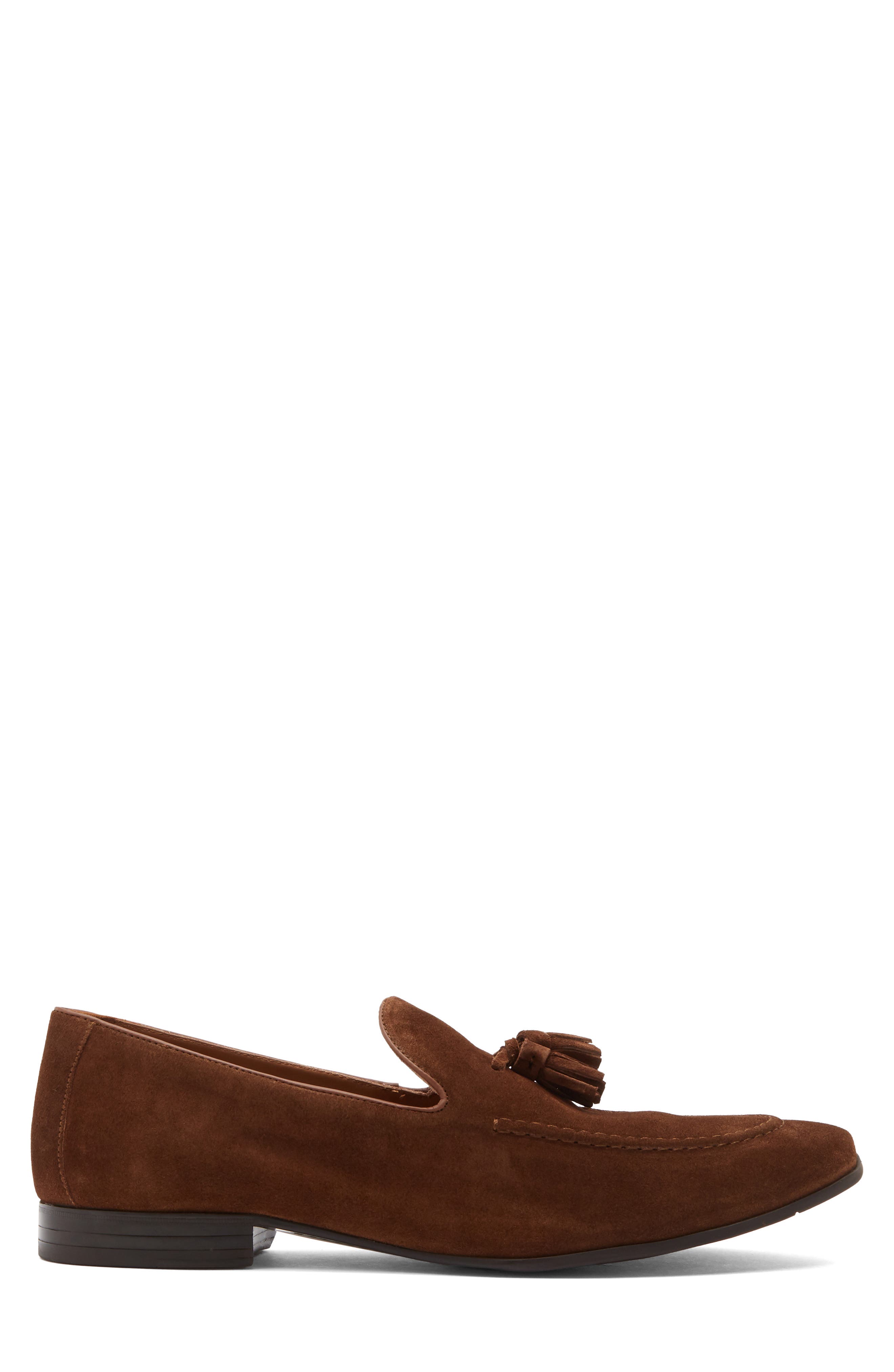 Allen Edmonds Lennox Tassel Loafer, Alternate, color, Snuff Suede