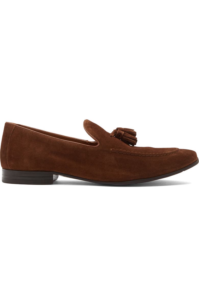 Allen Edmonds Lennox Tassel Loafer, Alternate, color, Snuff Suede