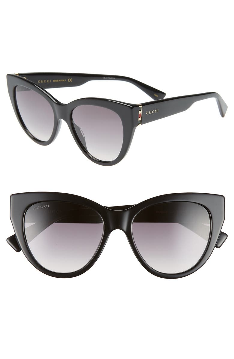 Gucci 53mm Cat Eye Sunglasses, Main, color,